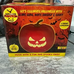 Animated Pumpkin Halloween Decoration